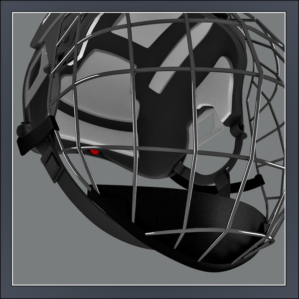 ice hockey helmet - max - Ice Hockey Helmet - Goal Keeper by Tornado Studio