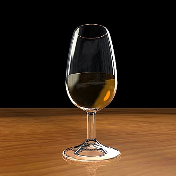3d sherry glass liquid - Sherry Glass by Whong