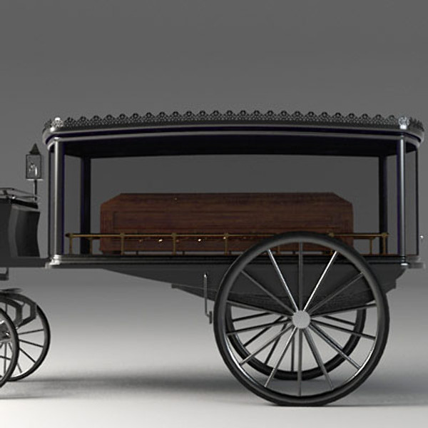 3d hearse coffin model - Hearse & Coffin by QLEE