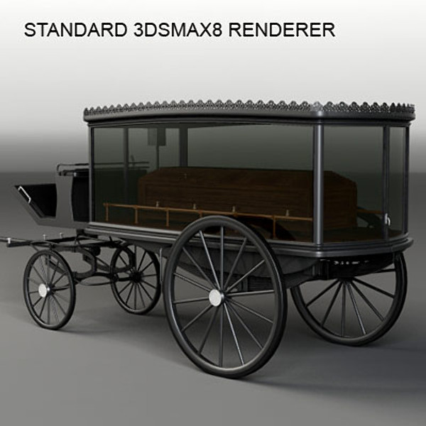 3d hearse coffin model - Hearse & Coffin by QLEE
