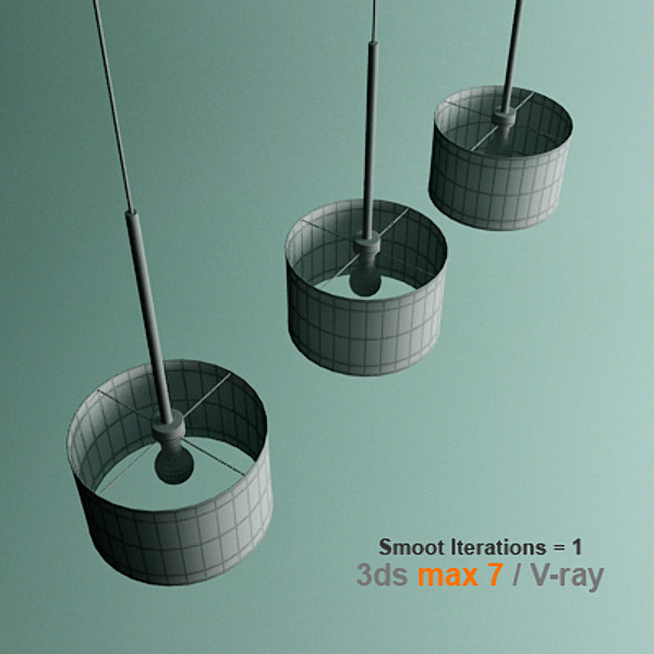 3d modern lamp - massive pedant lamp by lajhar