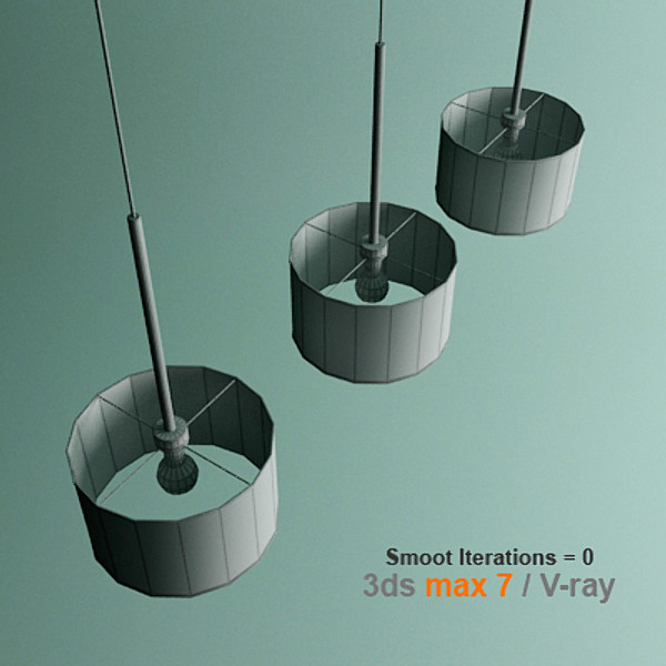 3d modern lamp - massive pedant lamp by lajhar