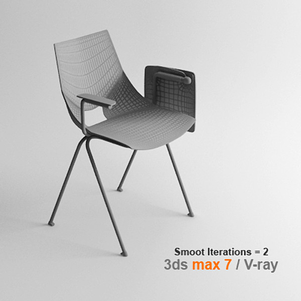 3d model modern stacking chair mobexpert - mobexpert sirio stacking chair by lajhar