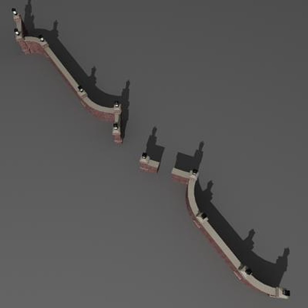 decorative brick wall 3d ma - Decorative Brick Wall Collection by ArtboySHF