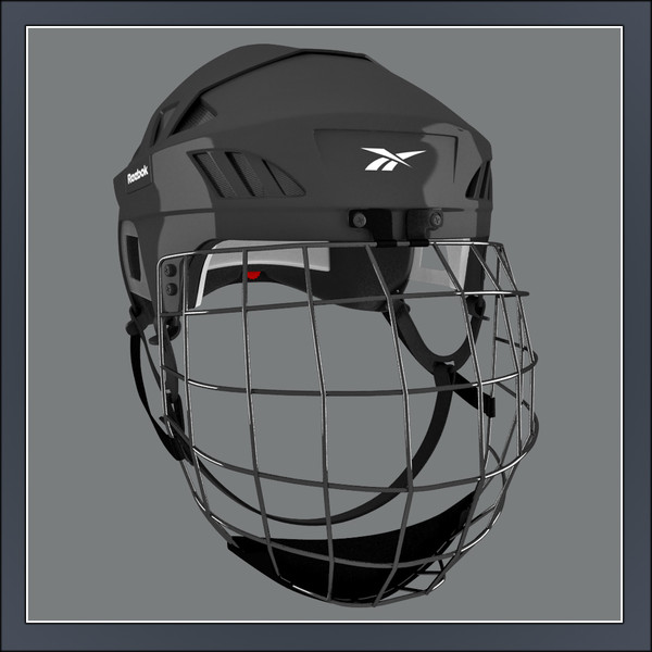 ice hockey helmet - max - Ice Hockey Helmet - Goal Keeper by Tornado Studio