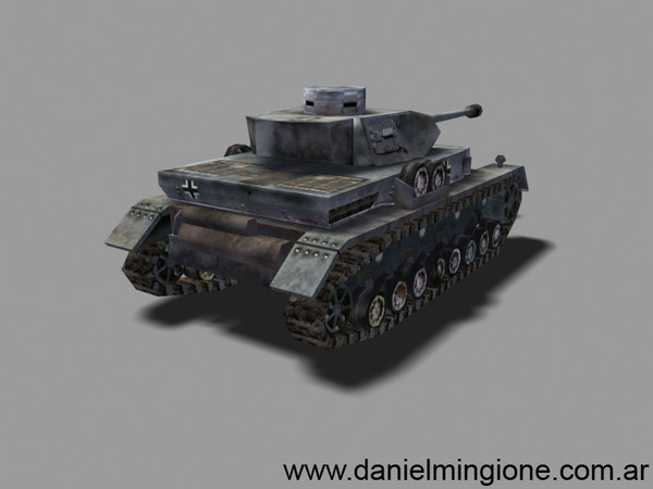 german tank 3ds - Panzer4_tank.rar by MingDaniel