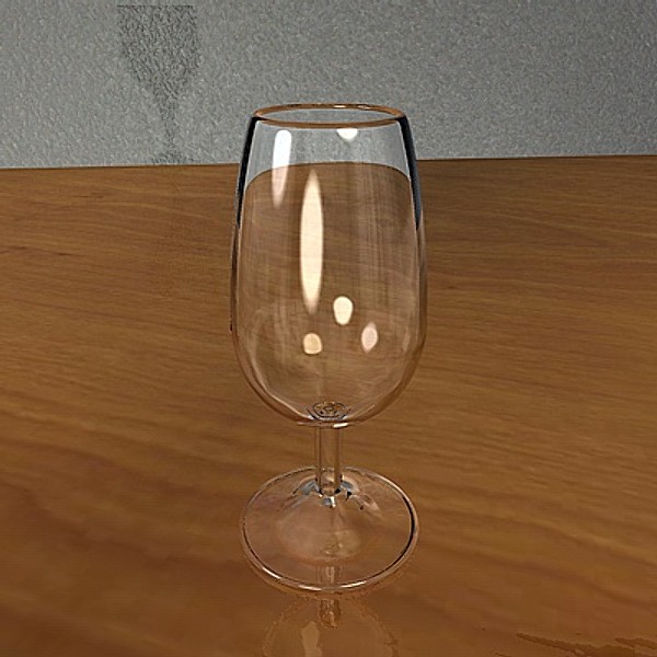 3d sherry glass liquid - Sherry Glass by Whong