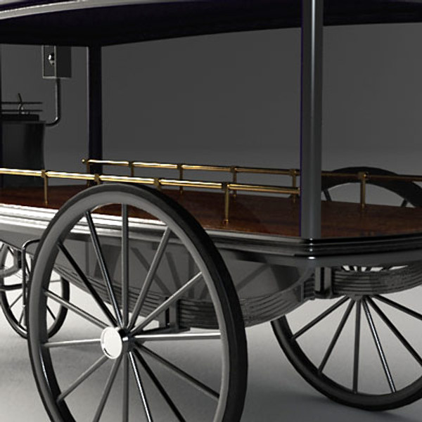 3d hearse coffin model - Hearse & Coffin by QLEE