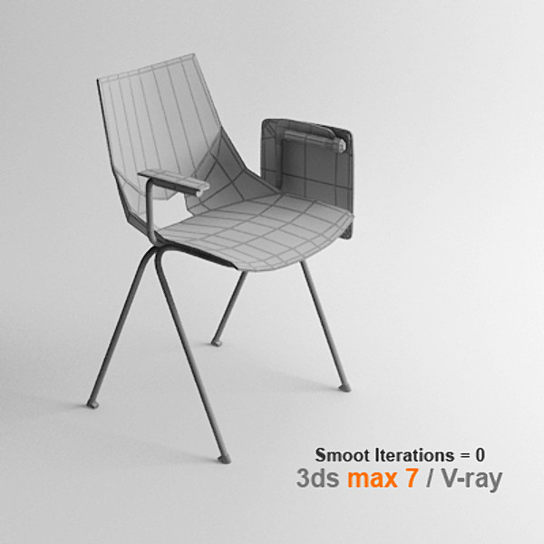 3d model modern stacking chair mobexpert - mobexpert sirio stacking chair by lajhar