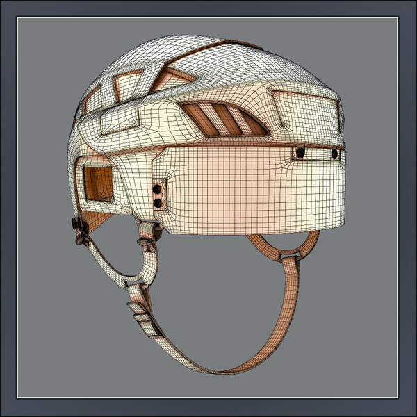 ice hockey helmet - max - Ice Hockey Helmet - Goal Keeper by Tornado Studio