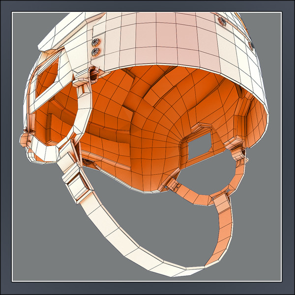 ice hockey helmet - max - Ice Hockey Helmet - Goal Keeper by Tornado Studio