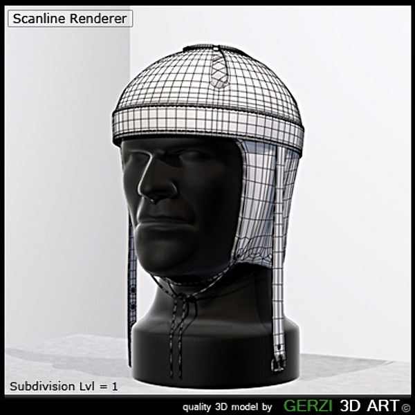 3d max medieval pot helm helmets - Pot Helm by Gerzi 3D ART