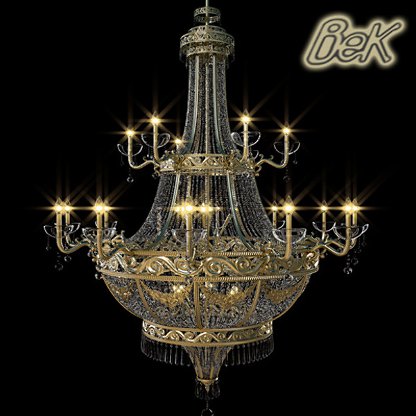 chandelier interior 3d max - Chandelier with Interior by CG ARTStudio