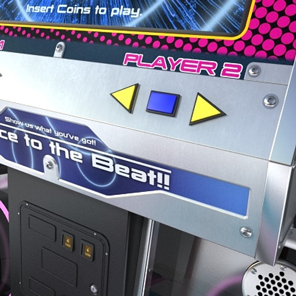 3d arcade dance model - arcade dance game by monkeyodoom