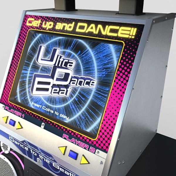 3d arcade dance model - arcade dance game by monkeyodoom