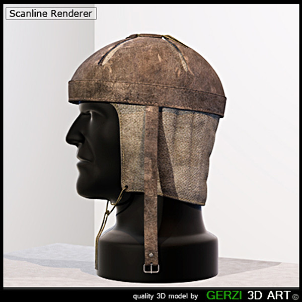3d max medieval pot helm helmets - Pot Helm by Gerzi 3D ART