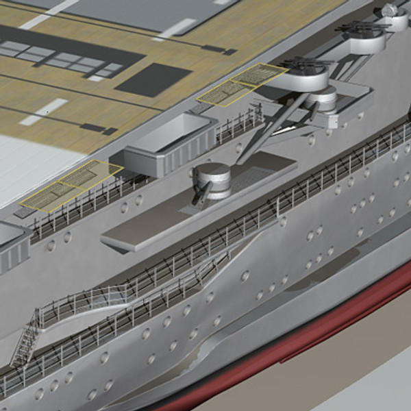 3d model akagi aircraft carrier japanese - Akagi WW2 Japanese aircraft carrier (1935-1942) by earth art