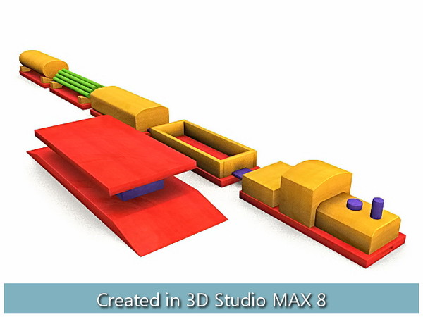 wooden toys cradle house 3d max - Wooden Toys... by I_Megaman_I