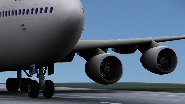 b747-200 air france 3d max - B747-200 by ali2128