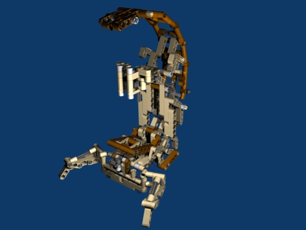 3d model destroyer droid lego - LEGO Destroyer Droid project.blend by FcGrreat