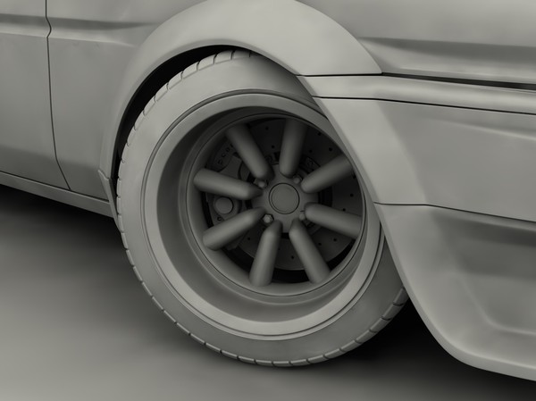 3d model of takumi initial d - Toyota Corolla Ae86 by Larsen_1974