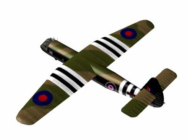 short stirling glider tug 3d model - Short Stirling Glider Tug by pbratt