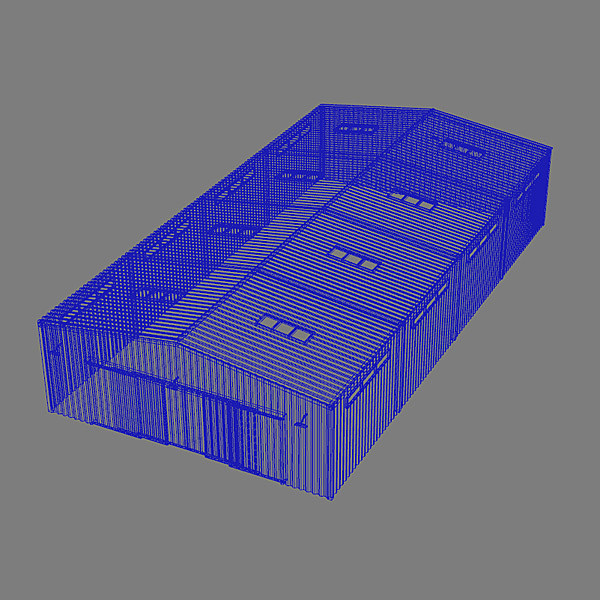 hangars warehouses industry max - Hangar Game Ready by 3D_Multimedia