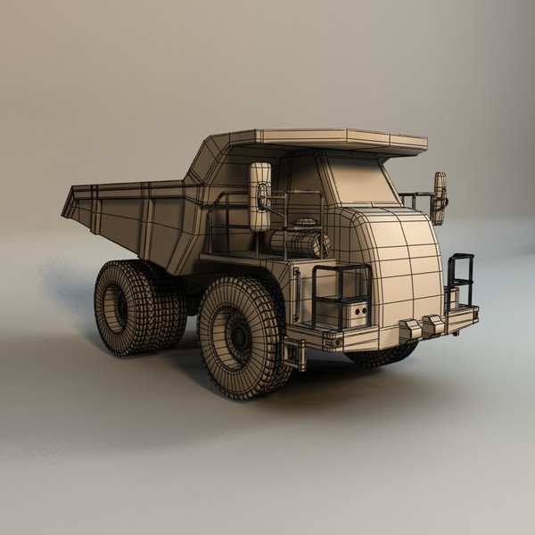 maya truck industrial vehicles - Off highway truck by 3DRivers by 3DRivers
