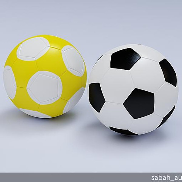 soccerball ball 3d model - Soccerball 02 by sabah_au