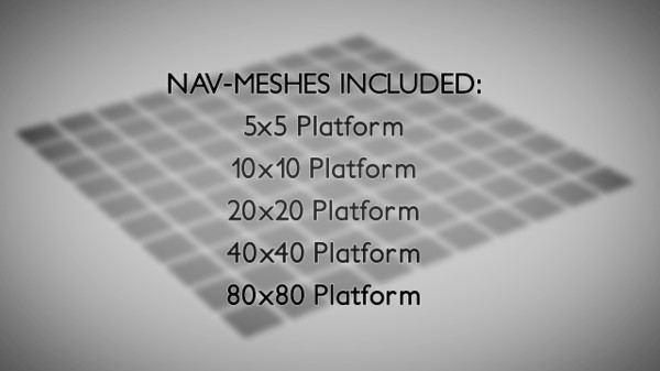 free 3ds model nav-mesh v2 moviestorm platforms - Nav-Mesh Platforms v2 - Moviestorm Addon by Leefilm