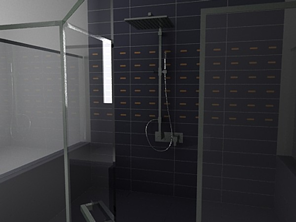 3d ponsi shower italia model - Ponsi Italia shower by fabelar