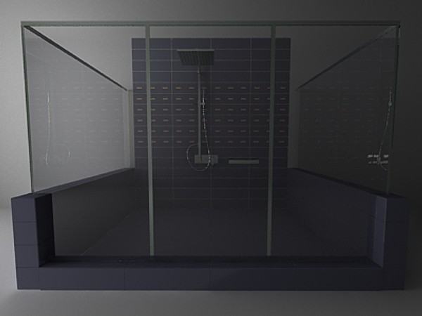 3d ponsi shower italia model - Ponsi Italia shower by fabelar