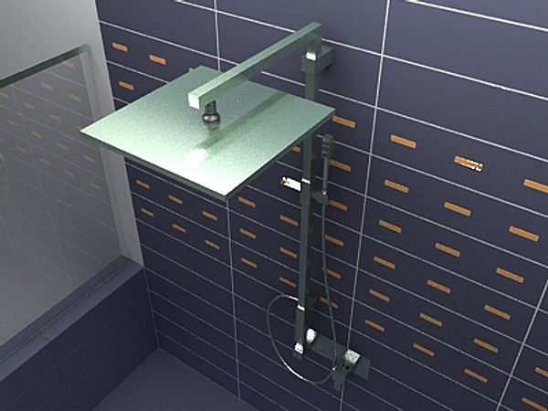 3d ponsi shower italia model - Ponsi Italia shower by fabelar