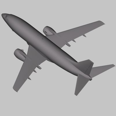 dwg b 737-500 lufthansa - B 737-500 Lufthansa by PedroFaut