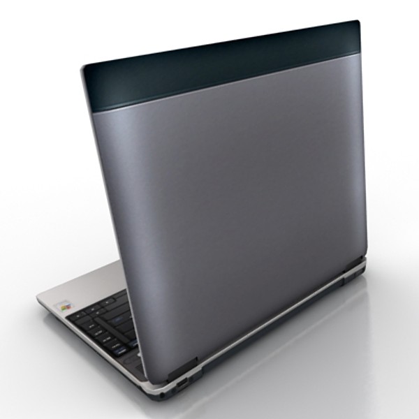 laptop pc 3d 3ds - PC laptop 5 by StepanProkop