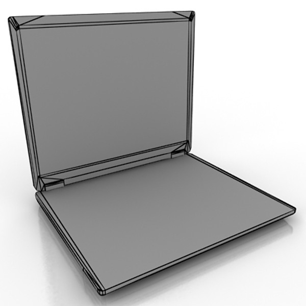 laptop pc 3d 3ds - PC laptop 5 by StepanProkop