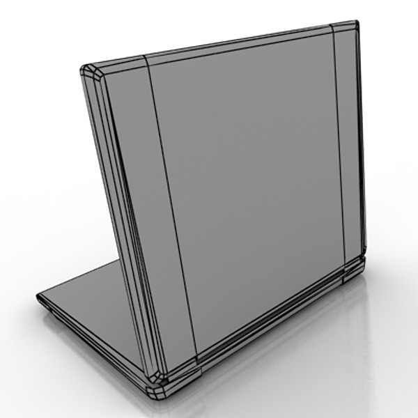 laptop pc 3d 3ds - PC laptop 5 by StepanProkop