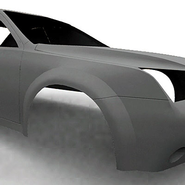 3d modern car body - Car body by QLEE