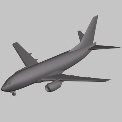dwg b 737-500 lufthansa - B 737-500 Lufthansa by PedroFaut
