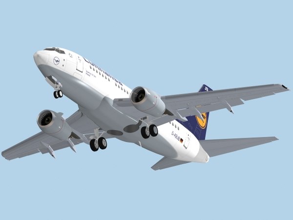 dwg b 737-500 lufthansa - B 737-500 Lufthansa by PedroFaut