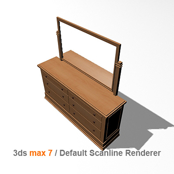 design dresser 3d model - Dresser by lajhar