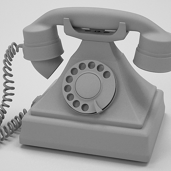 max retro telephone - Retro Telephone... by RomanPritulyak