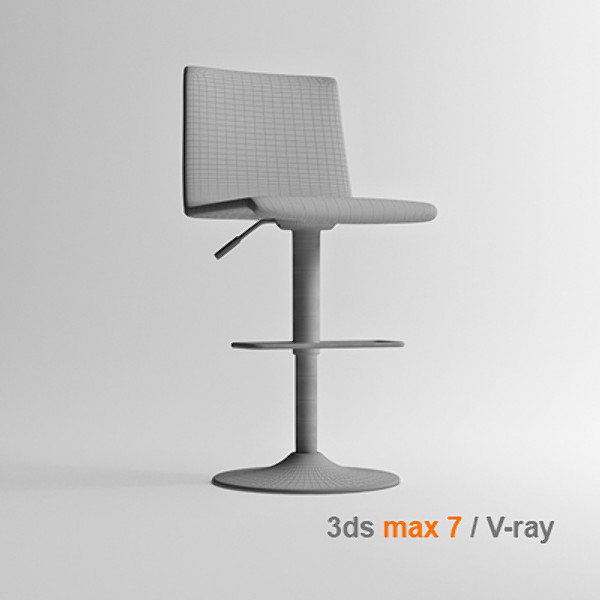 3d siena barstool boconcept model - Siena barstool / BoConcept by lajhar
