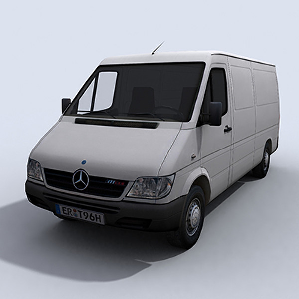 van 2 3d model - Van 2 by papillon