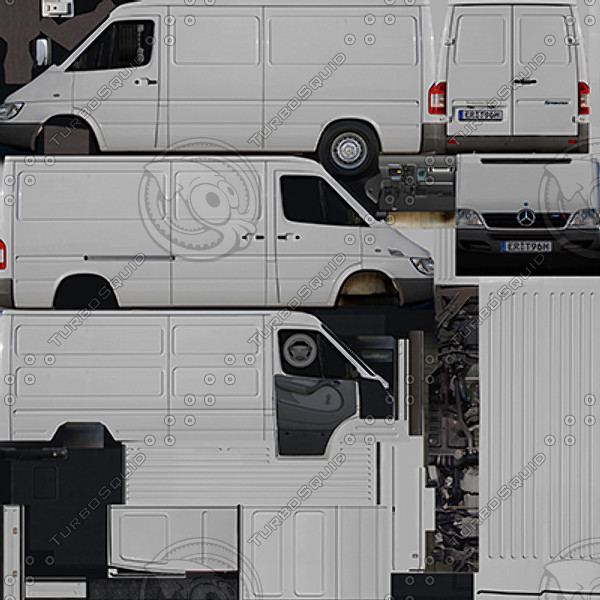 van 2 3d model - Van 2 by papillon