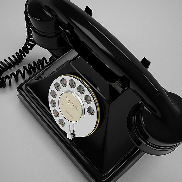 max retro telephone - Retro Telephone... by RomanPritulyak