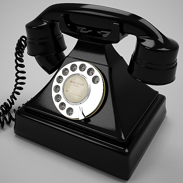 max retro telephone - Retro Telephone... by RomanPritulyak