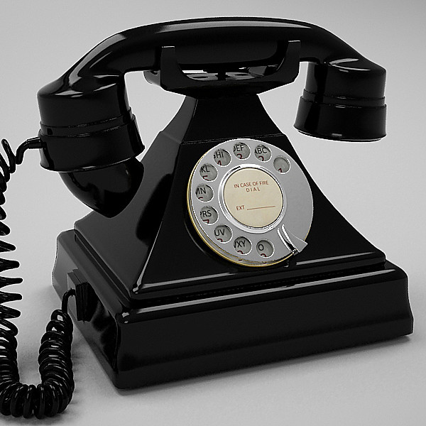 max retro telephone - Retro Telephone... by RomanPritulyak