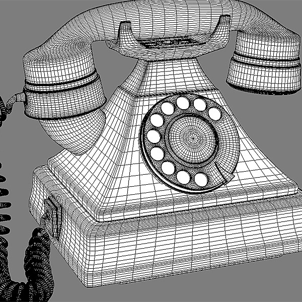 max retro telephone - Retro Telephone... by RomanPritulyak