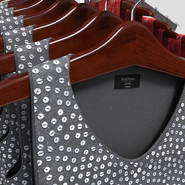 3d womens blouse rack model - blouse 3 rack by monkeyodoom